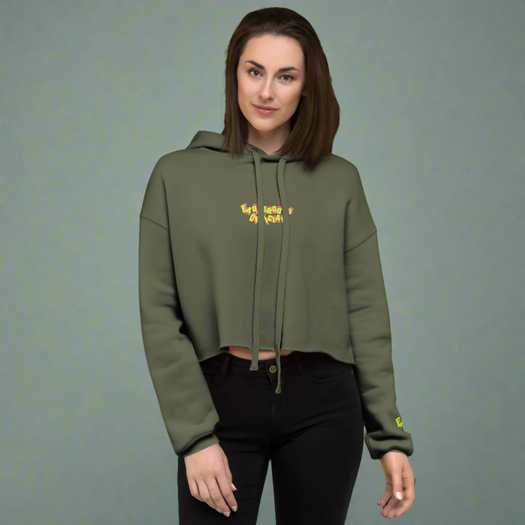 Women Crop Hoodie ERO