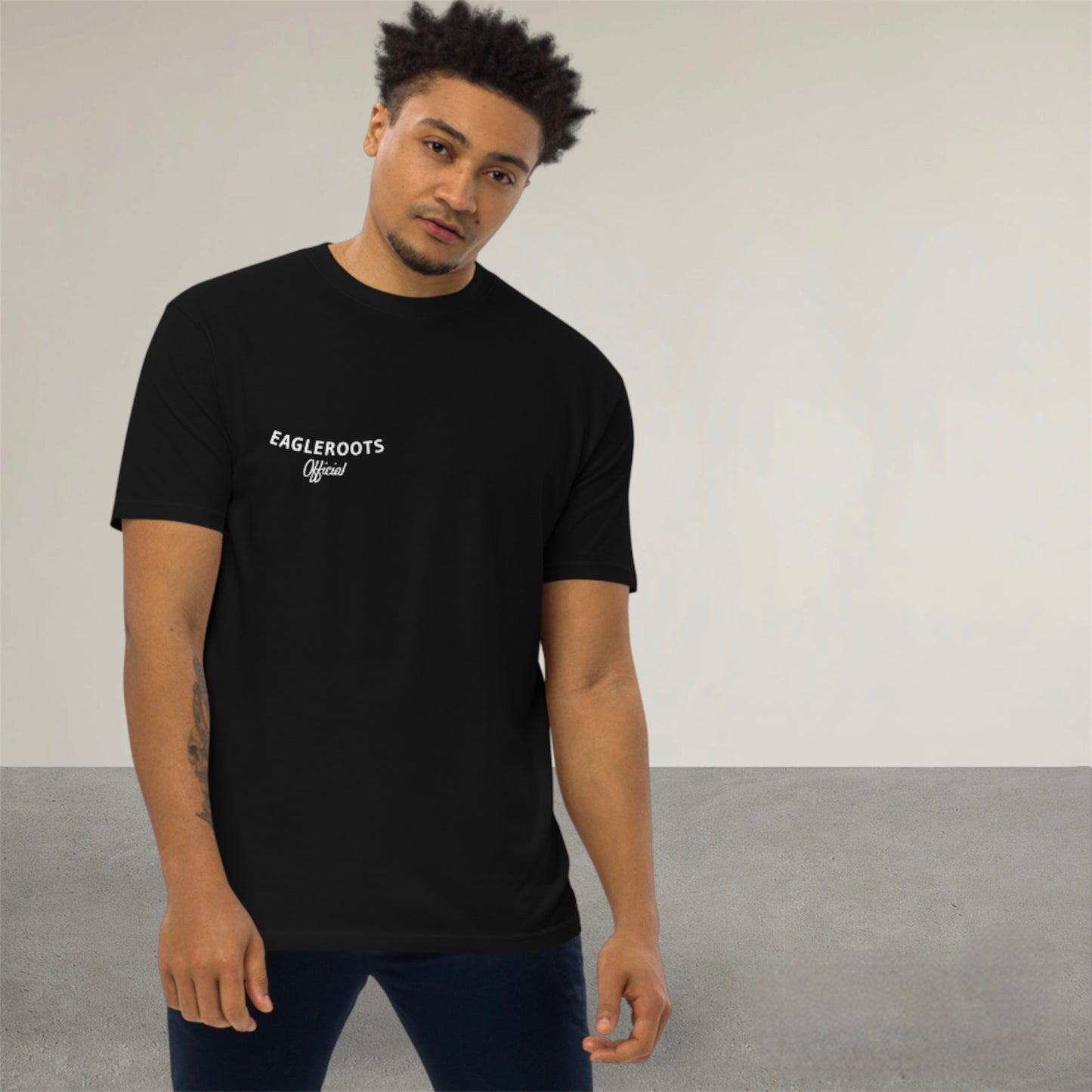 Premium heavyweight  Text tee